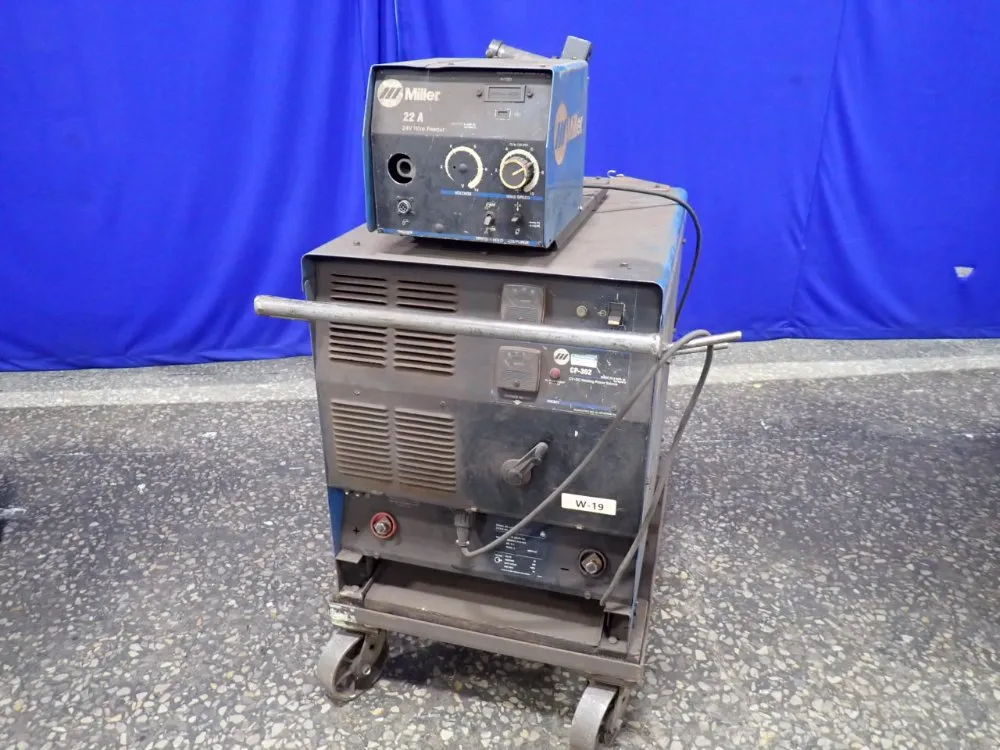 Miller 300a Welder W/ Wire Feeder - Cp-302