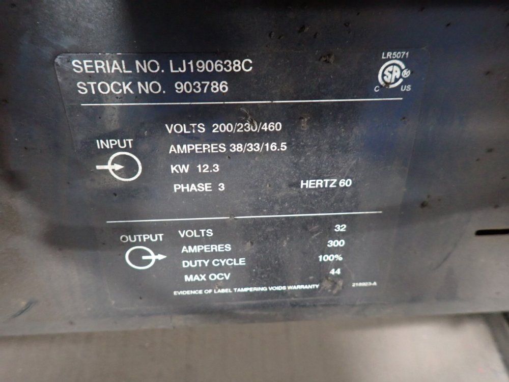 Miller 300a Welder W/ Wire Feeder - Cp-302