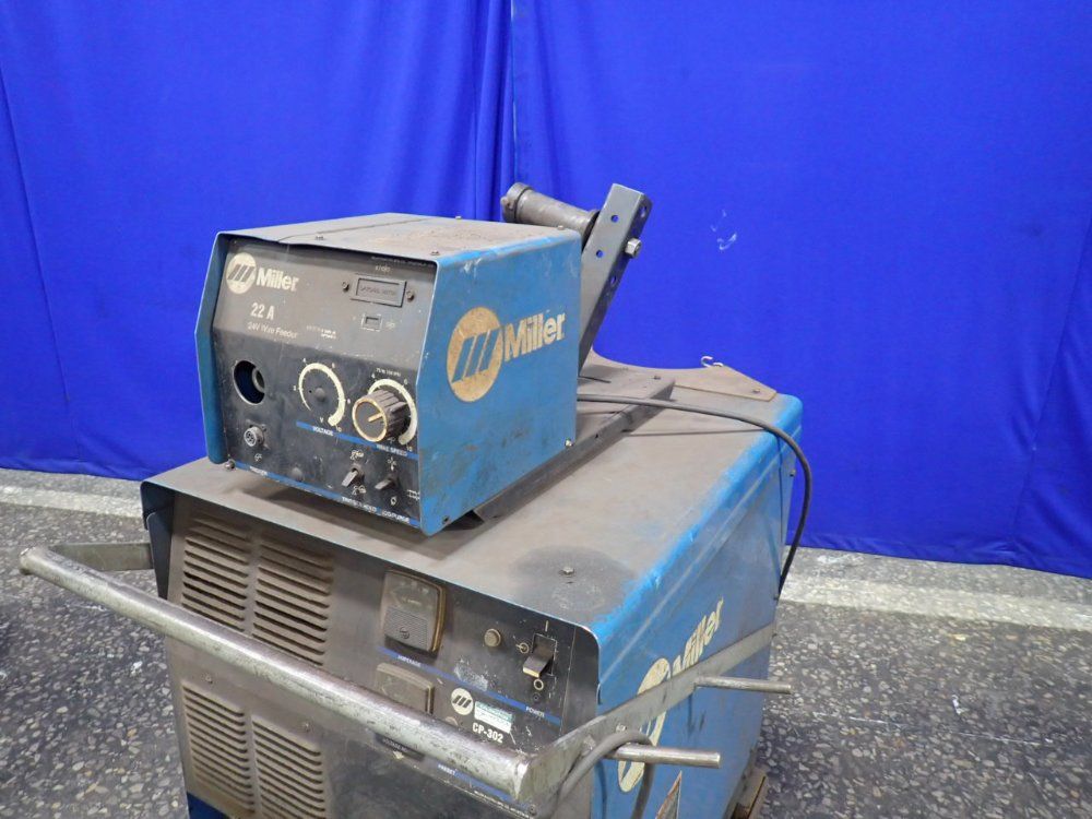 Miller 300a Welder W/ Wire Feeder - Cp-302
