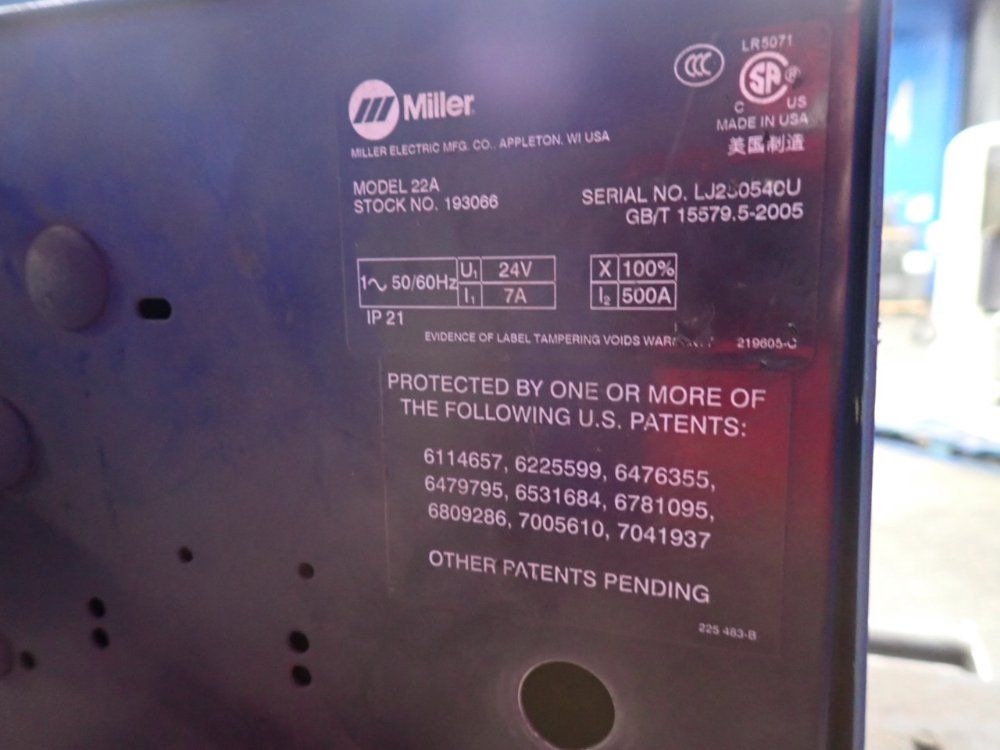 Miller 300a Welder W/ Wire Feeder - Cp-302