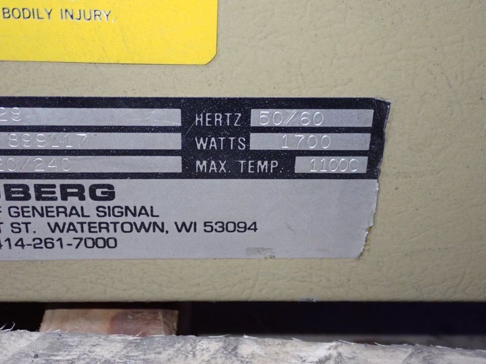 Lindberg 1100°c Furnace - 51828