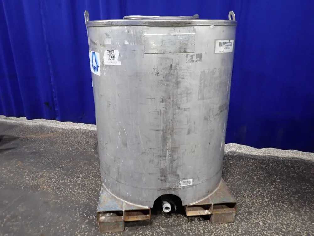Clawson Container Company 330 Gallon Stainless Steel 330 Gal. Ibc Tank