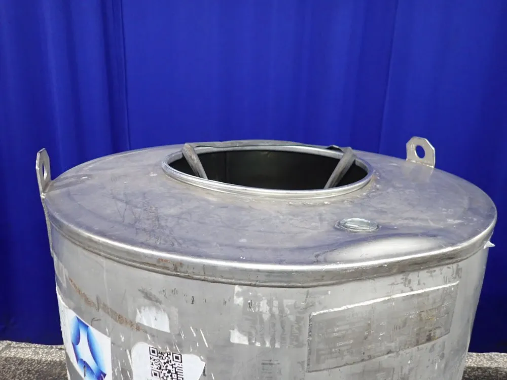 Clawson Container Company 330 Gallon Stainless Steel 330 Gal. Ibc Tank