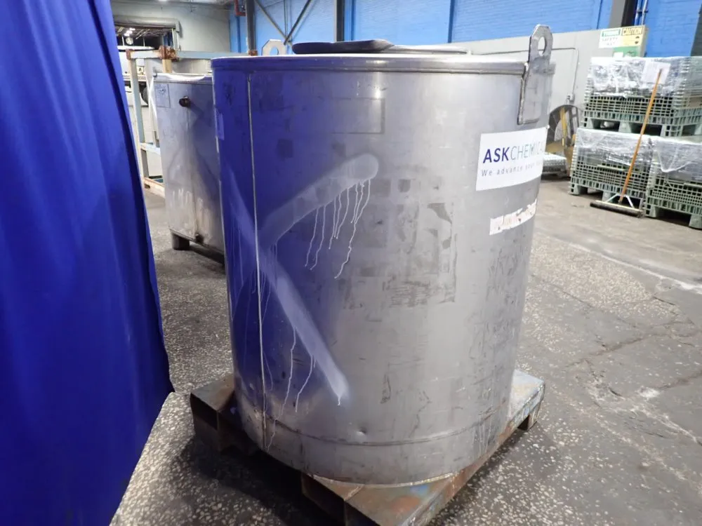 Clawson Container Company 330 Gallon Stainless Steel 330 Gal. Ibc Tank