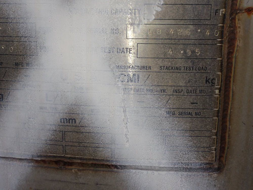 Metalcraft Aprox. 150 Gallon S/s Tank - 511041