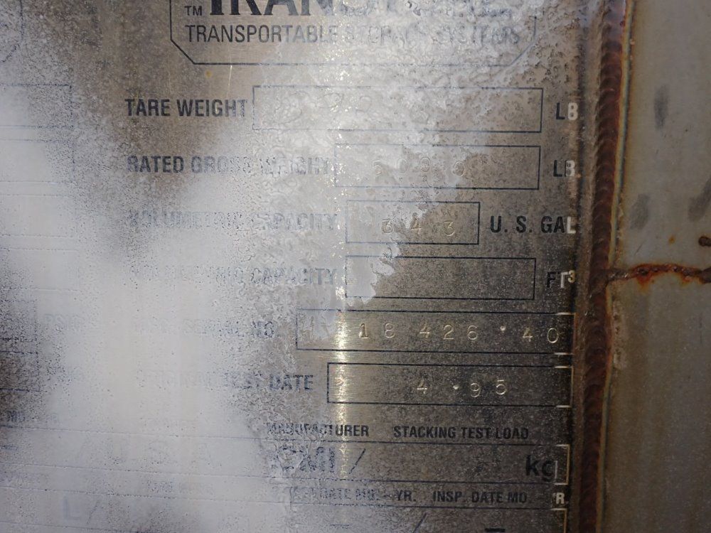 Metalcraft Aprox. 150 Gallon S/s Tank - 511041