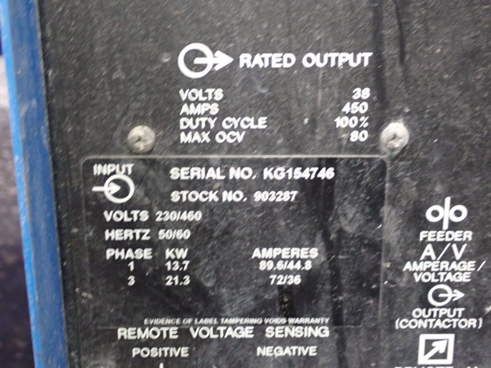 Miller 450 Amp Welder - Maxtron450 Cc/cv