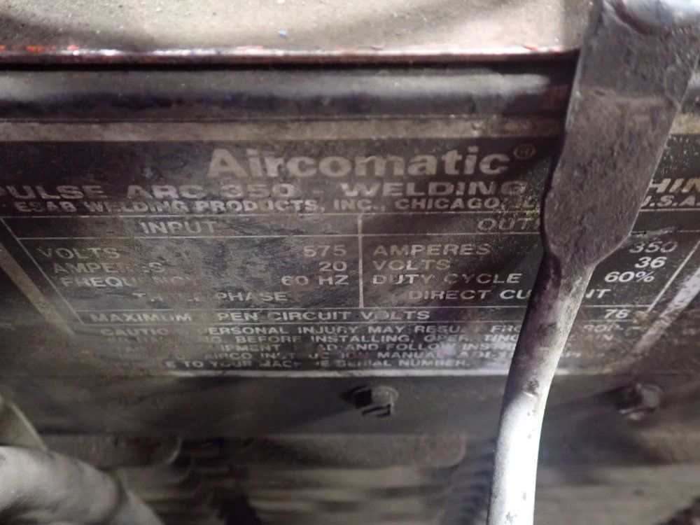 Airco 350 A Welder W/ Wire Feeder - Pulse Arc-350