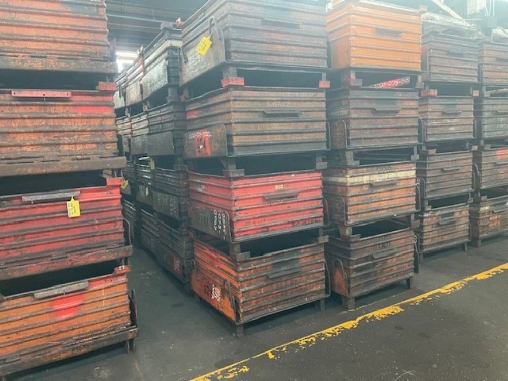 31"x 34"x 19" Drop Bottom Steel Tub