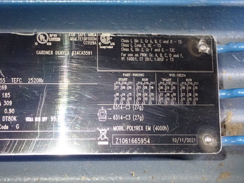 Weg 250 Hp Motor - T25036etsg449ts-w22cv-300