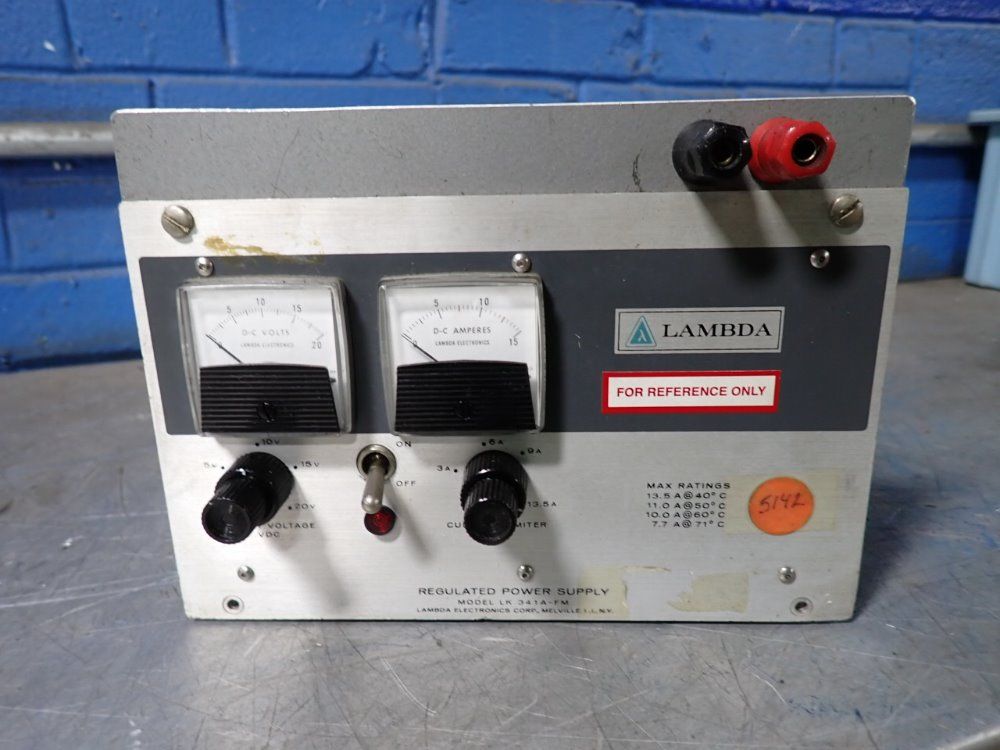 Lambda Electronics Corp Regulated Power Supply - Lk 341a-fm