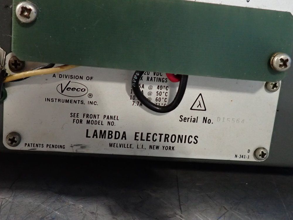 Lambda Electronics Corp Regulated Power Supply - Lk 341a-fm