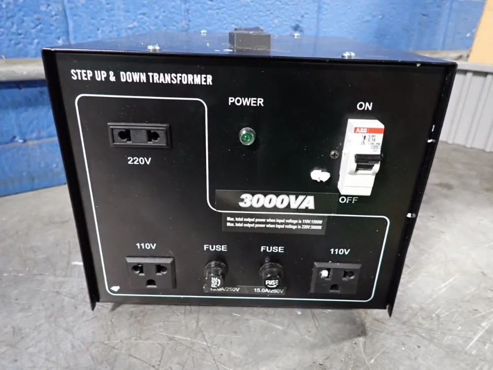 Grainger International Inc 3000 Va Step Up & Down Transformer - St-3000