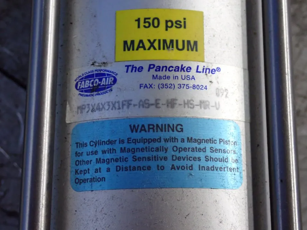 Fabco-air Cylinder - Mp3x4x3x1ff-as-e-hf-hs-mr-v
