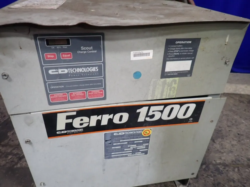 C & D Technologies 750 Ah Battery Charger - Vfr12cem750