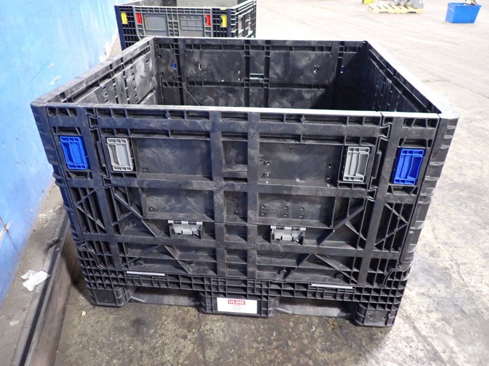 Uline Plastic Collapsible Basket