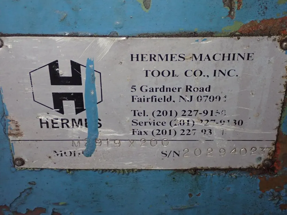 Hermes Machine 29"/31" X 205" Gap Bed Lathe - M2919x200