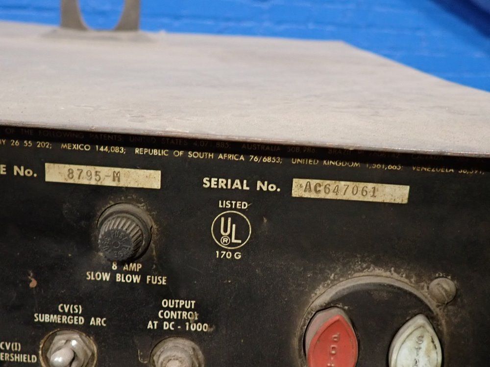 Lincoln Electric 1000 Amps Welder - Idealarc Dc-1000