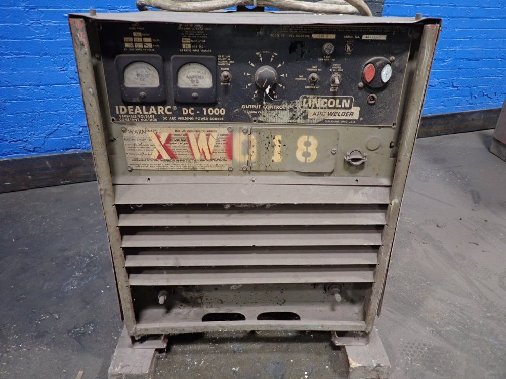 Lincoln Electric 1000 Amps Welder - Idealarc Dc-1000