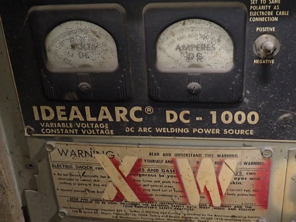 Lincoln Electric 1000 Amps Welder - Idealarc Dc-1000