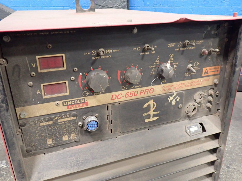 Lincoln Electric 650a Welder - Dc-650 Pro