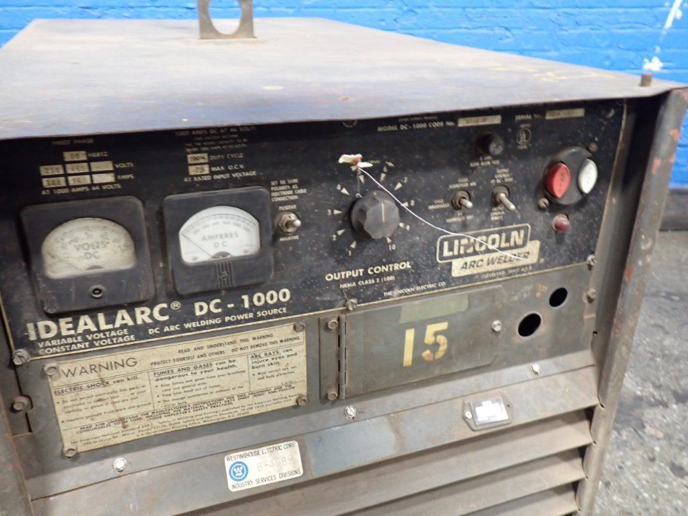 Lincoln Electric 1000a Welder - Idealakc Dc-1000