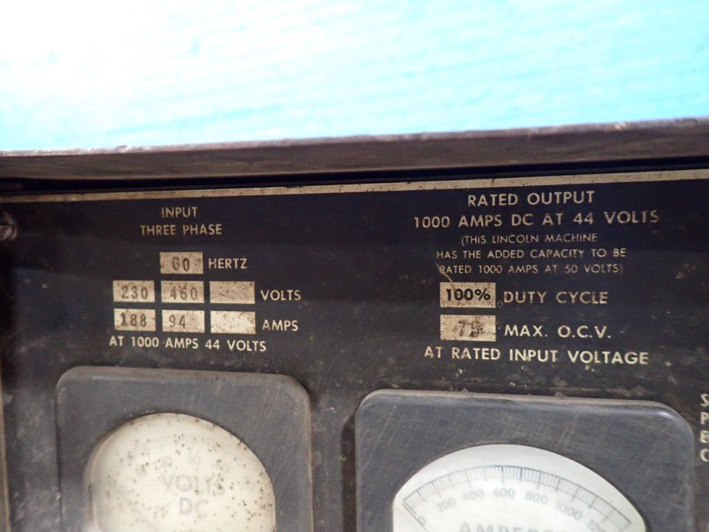 Lincoln Electric 1000a Welder - Idealakc Dc-1000