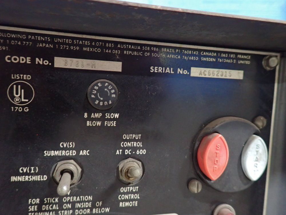 Lincoln Electric 600a Welder - Idealarc Dc-600