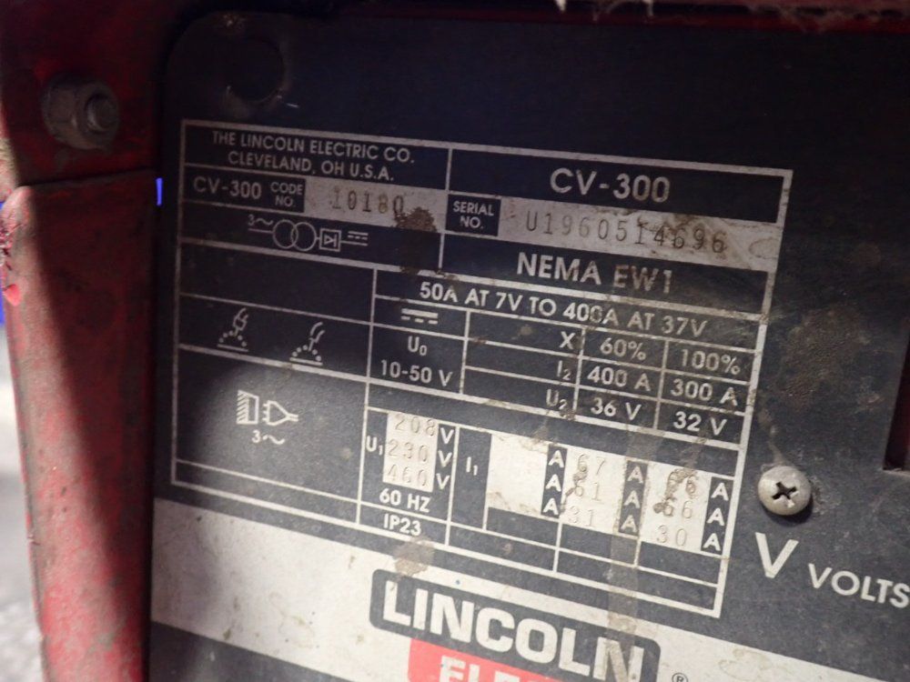 Lincoln Electric 300a Welder - Cv-300