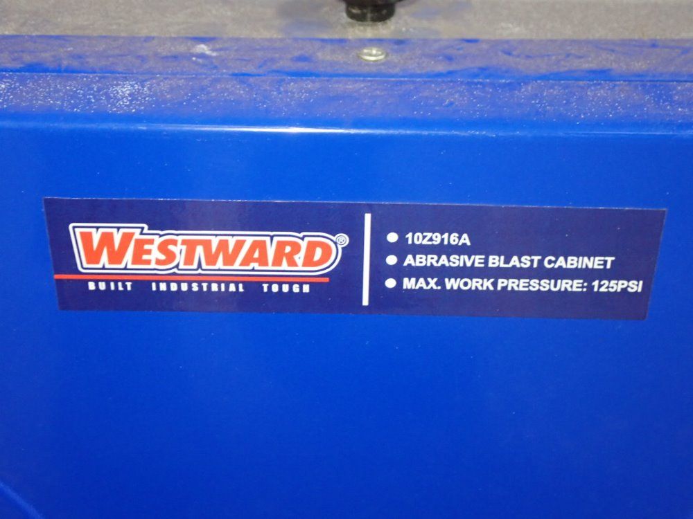 Westward 22" X 18" X 14" Blast Cabinet - 10z916a
