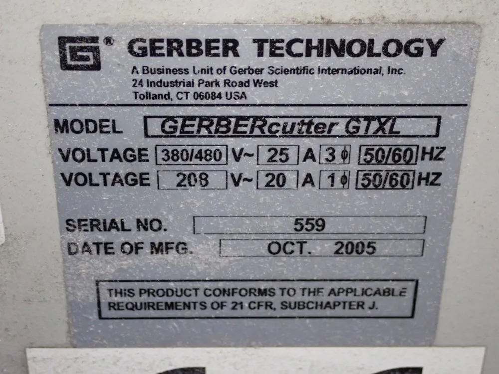 Geber Technology 73" X 82" Plasma Cutter - Gerbercutter Gtxl