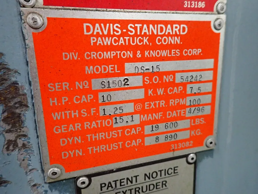 Davisstandard Extruder