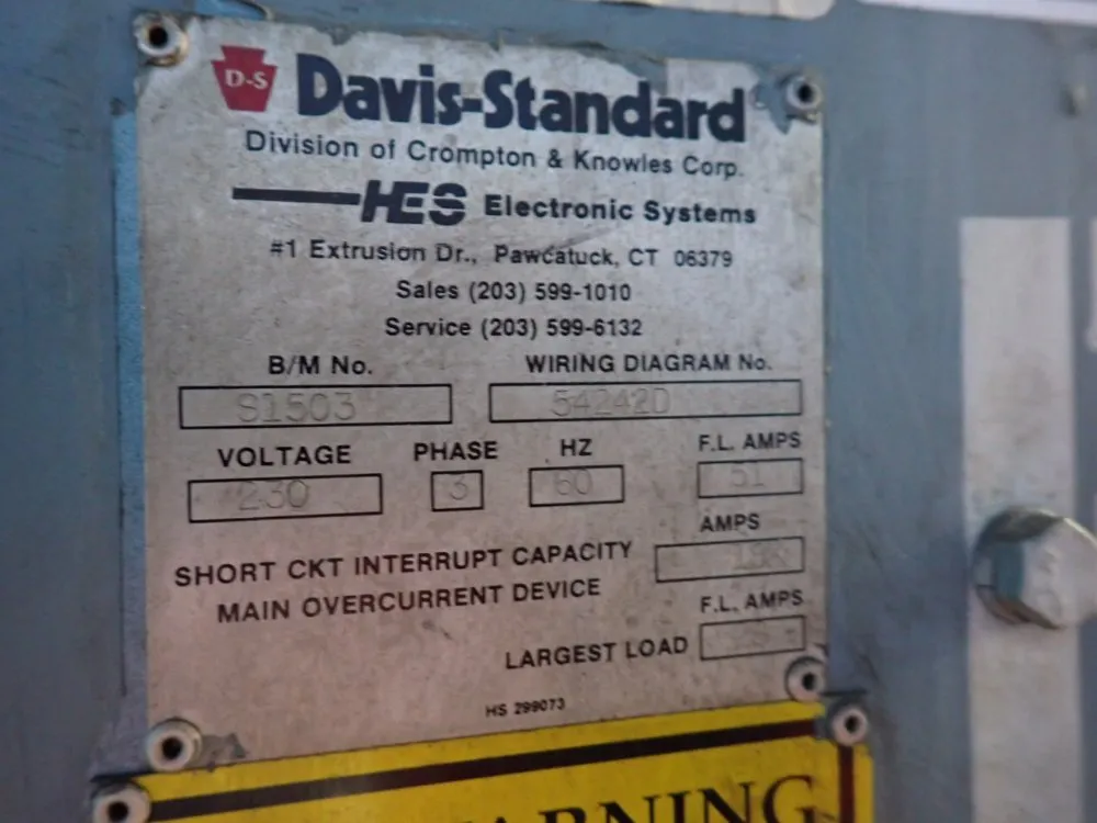 Davisstandard Extruder