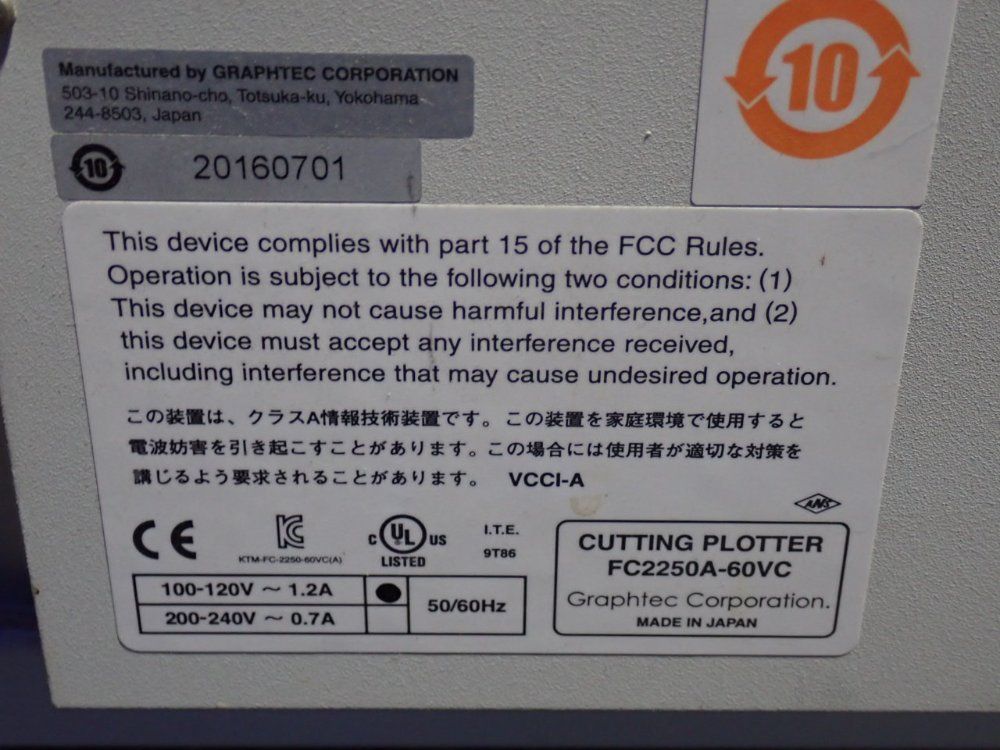 Graphtec Cutting Plotter - Fc2250a-60vc