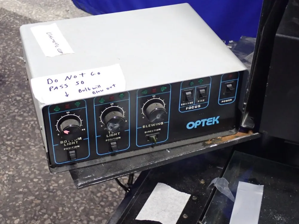 Operations Technology Inc 24"x 18" Optical Comparator - Qc2200-ar-nlec