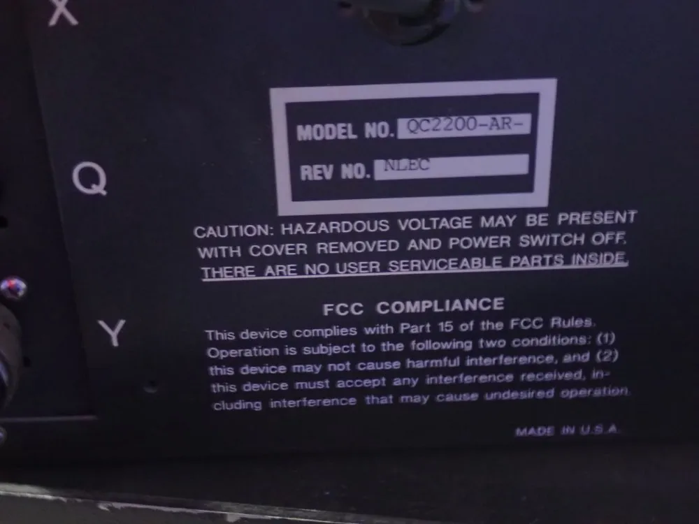 Operations Technology Inc 24"x 18" Optical Comparator - Qc2200-ar-nlec