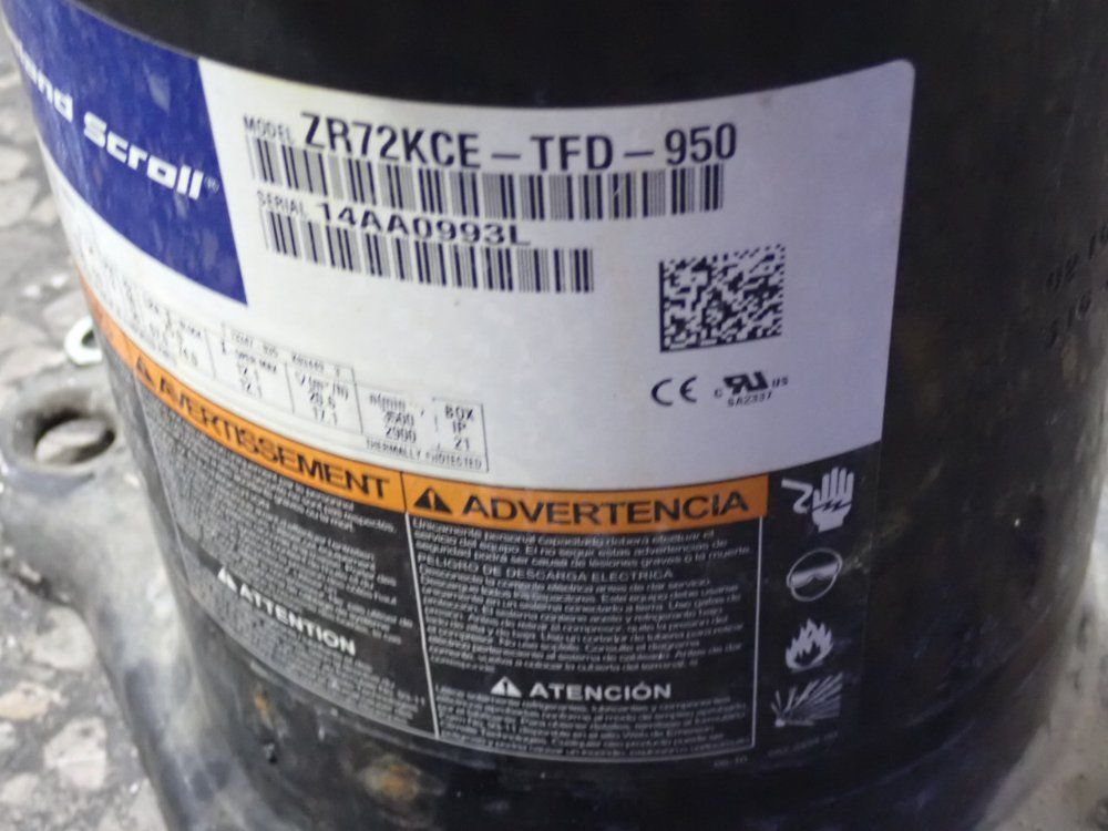 Copeland Scroll Compressor - Zr72kce-tfd-950