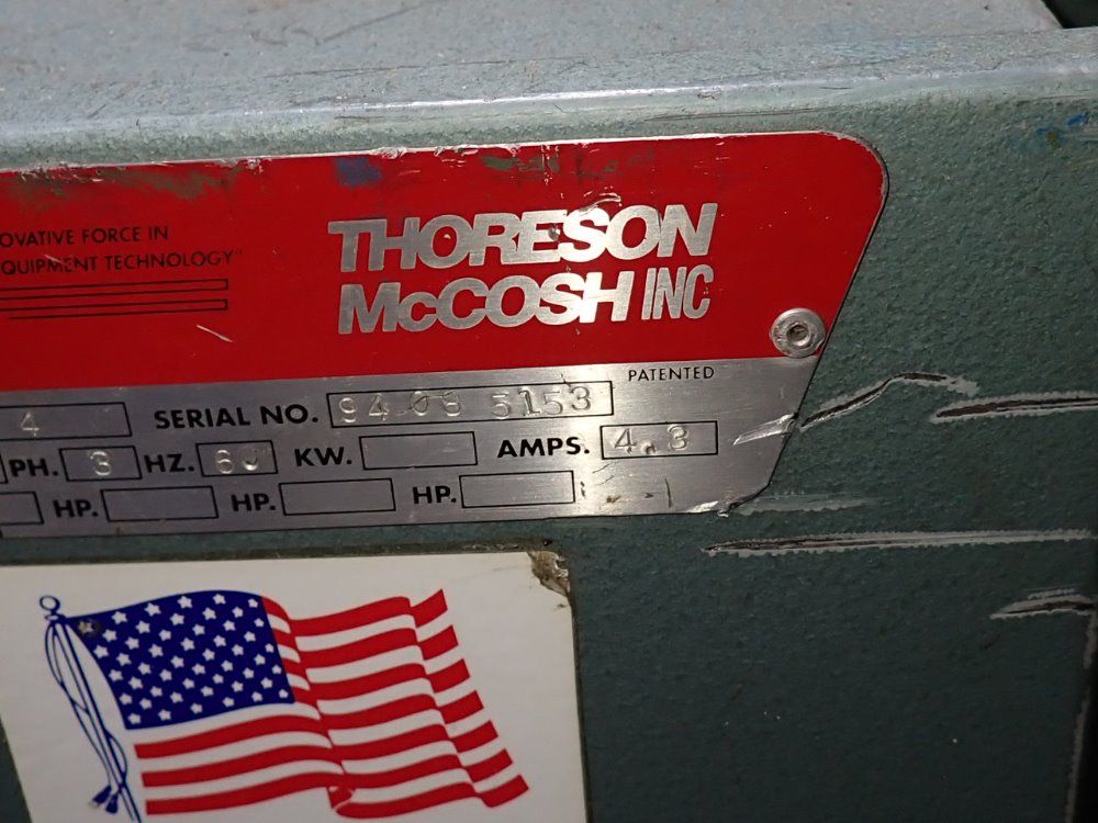 Thoreson Mccosh Inc .3 Hp Vacuum System - Mk 4