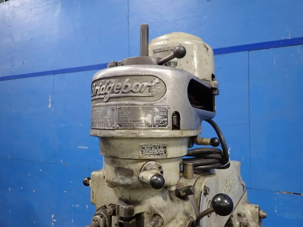 Bridgeport 9" X 42" Vertical Mill