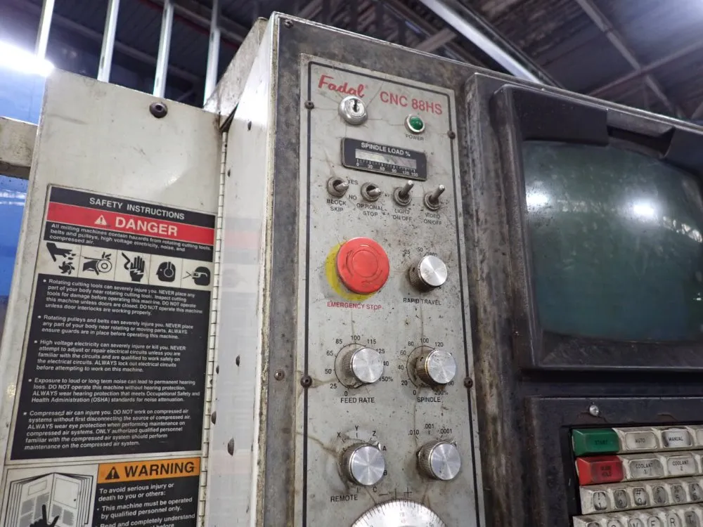 Fadal 20" X 52" Cnc Vmc - 917-1