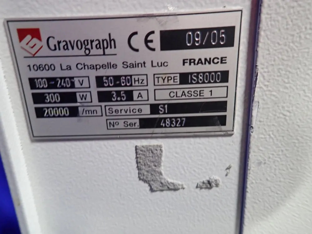 New Hermes / Gravograph Marking System - Is8000