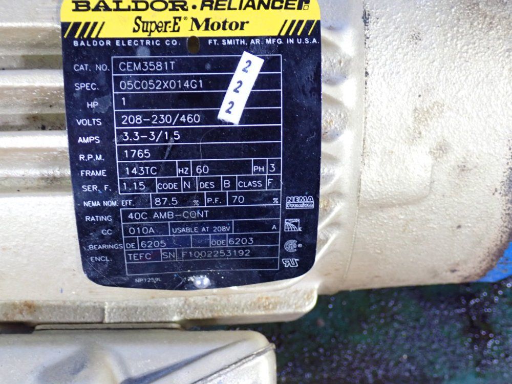 Viking Pump Inc 1 Hp Gear Pump - Sc-40535-60v