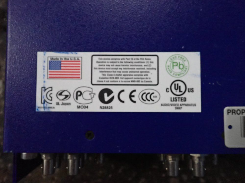 Vista Systems Video Processor - X20-1608