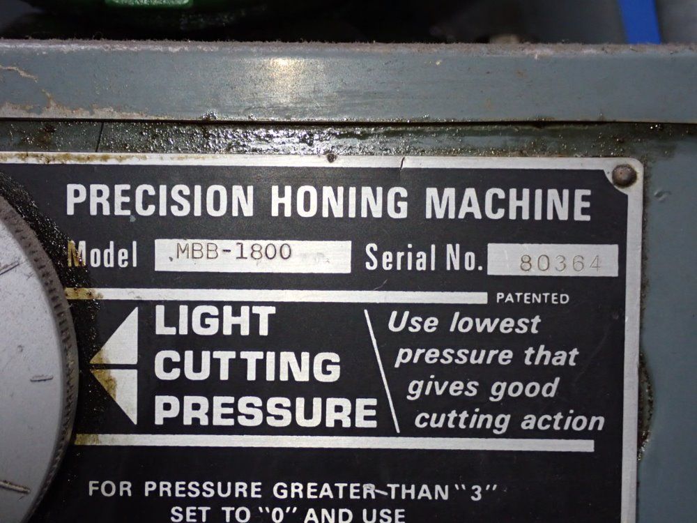 Sunnen Hone - Mbb-1800