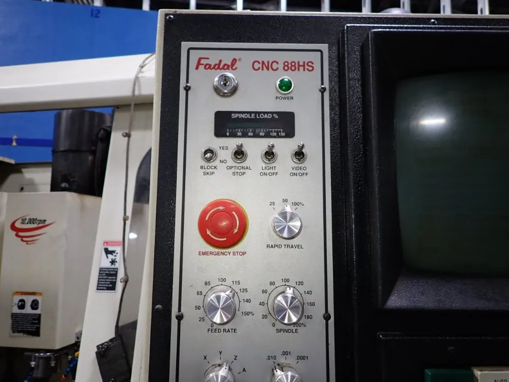 Fadal 20" X 48" Cnc Vmc - Vmc-4020 / 906-1s