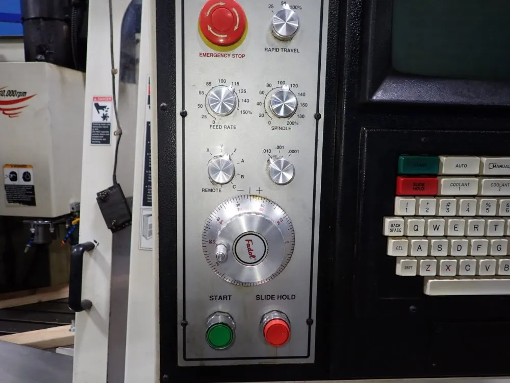 Fadal 20" X 48" Cnc Vmc - Vmc-4020 / 906-1s