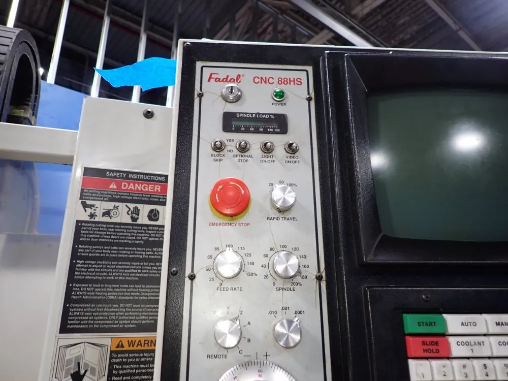 Fadal 20" X 48" Cnc Vmc - Vmc-4020aht / 917-1