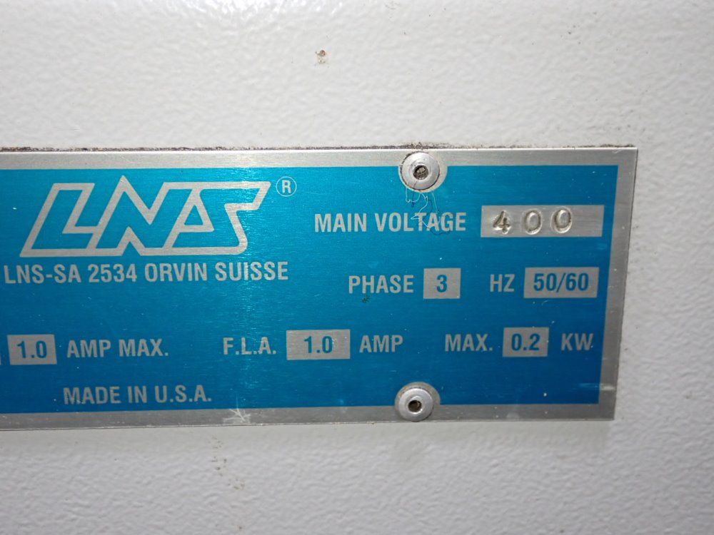 Lns 64" Bar Feeder - Q.l. Servo S3