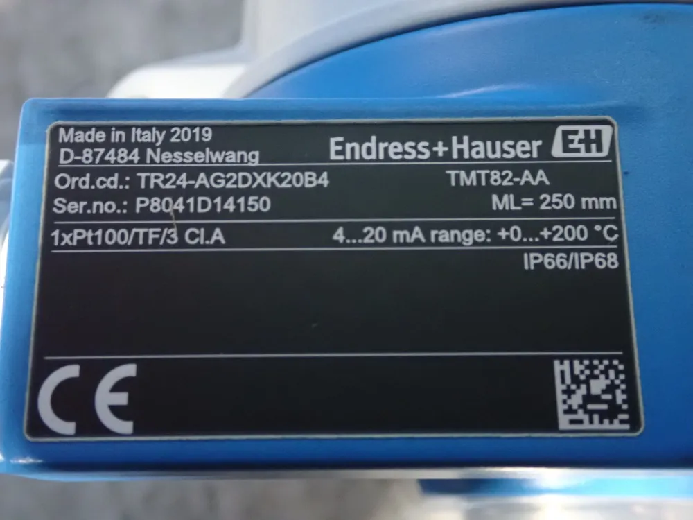 Endress+hauser Thermometer - Tmt82-aa