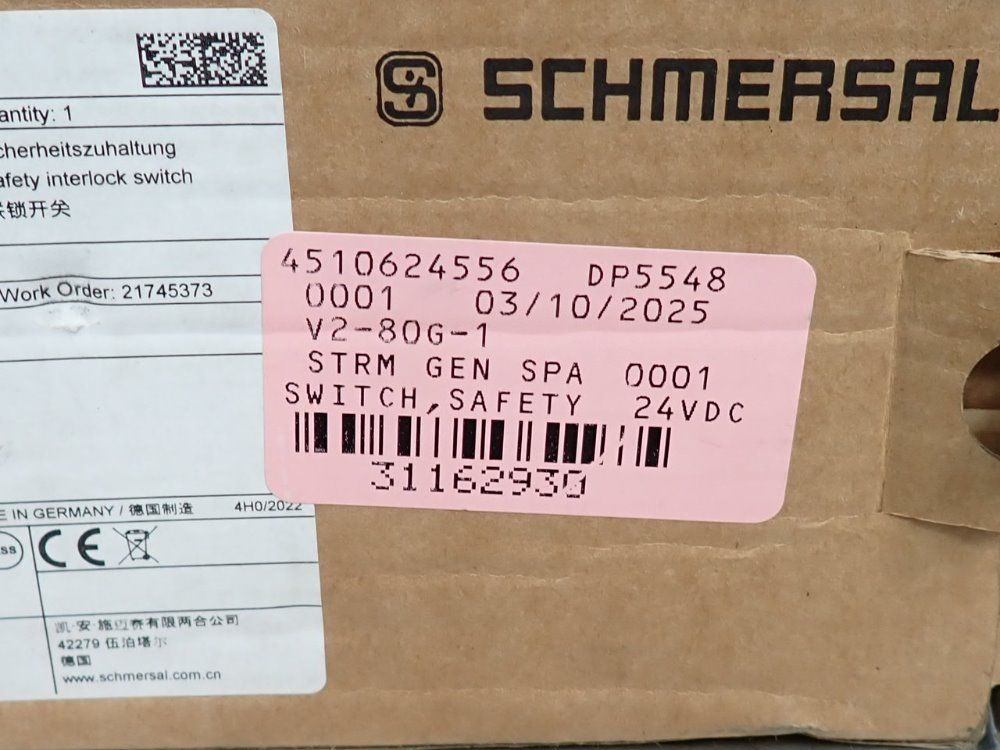 Schmersal Safety Interlock Switch - Azm300z-i2-st-sd2p